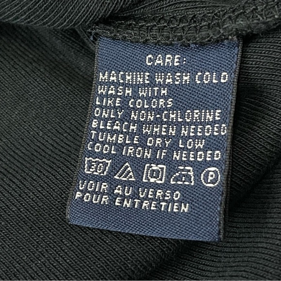 Ralph Lauren Sport Polo logo-embroidered Cotton Long Sleeve Top Size Medium - Picture 5 of 7